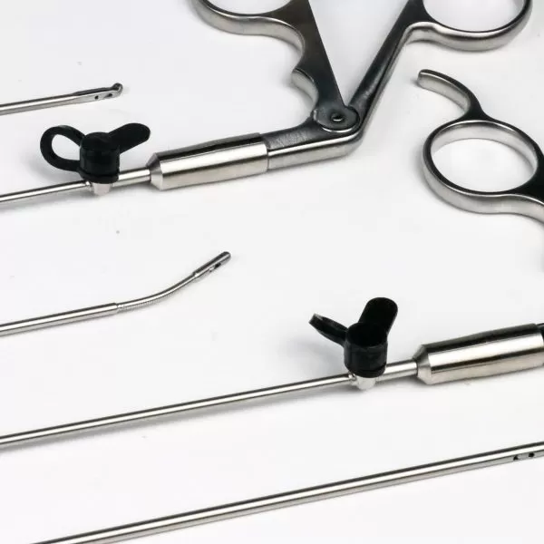 Bộ dụng cụ nội soi cột sống CANWELL kèm kẹp giữ plasma cắt đốt RF cho phẫu thuật PTED CE