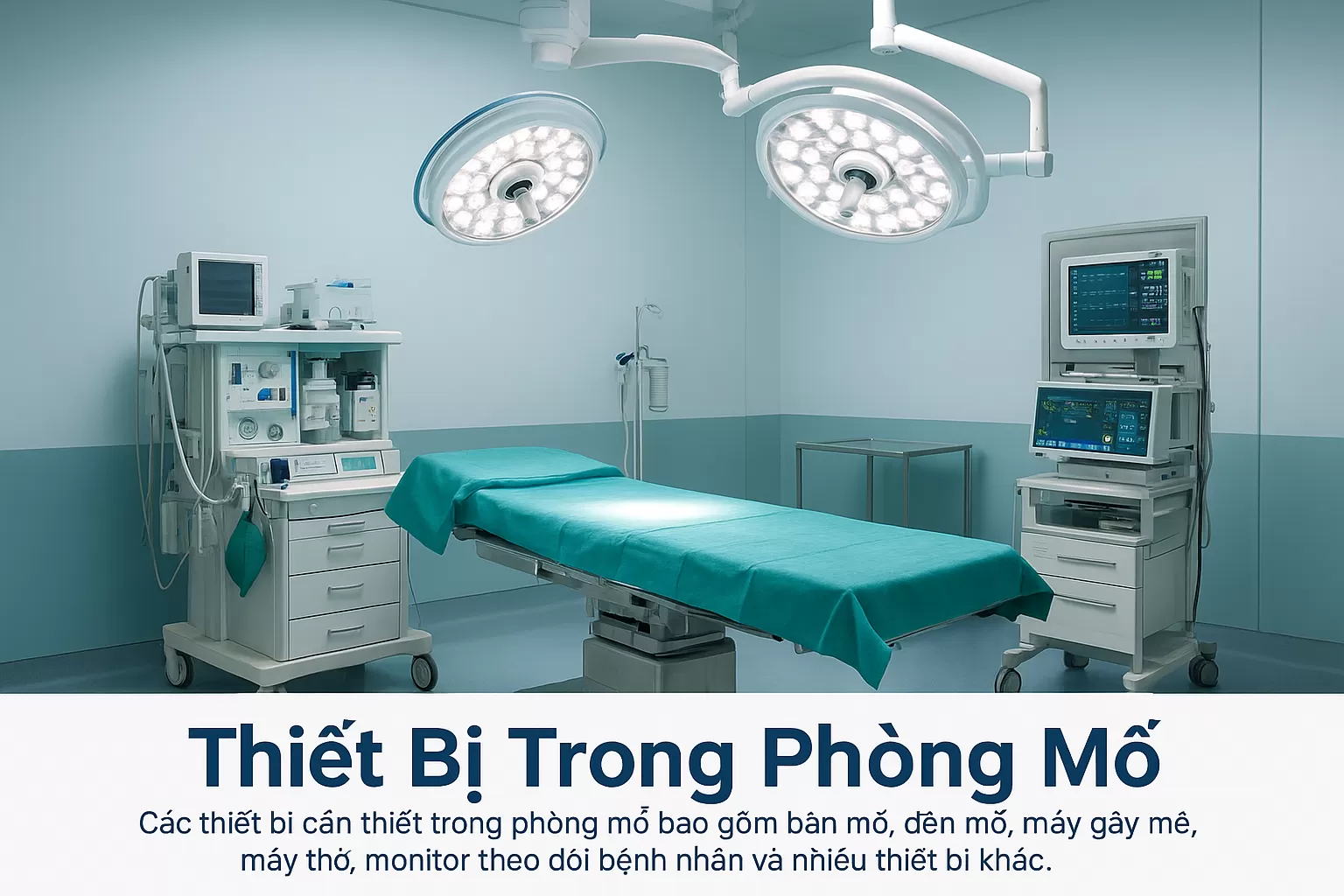 Các thiết bị cần có cho một phòng mổ hiện đại